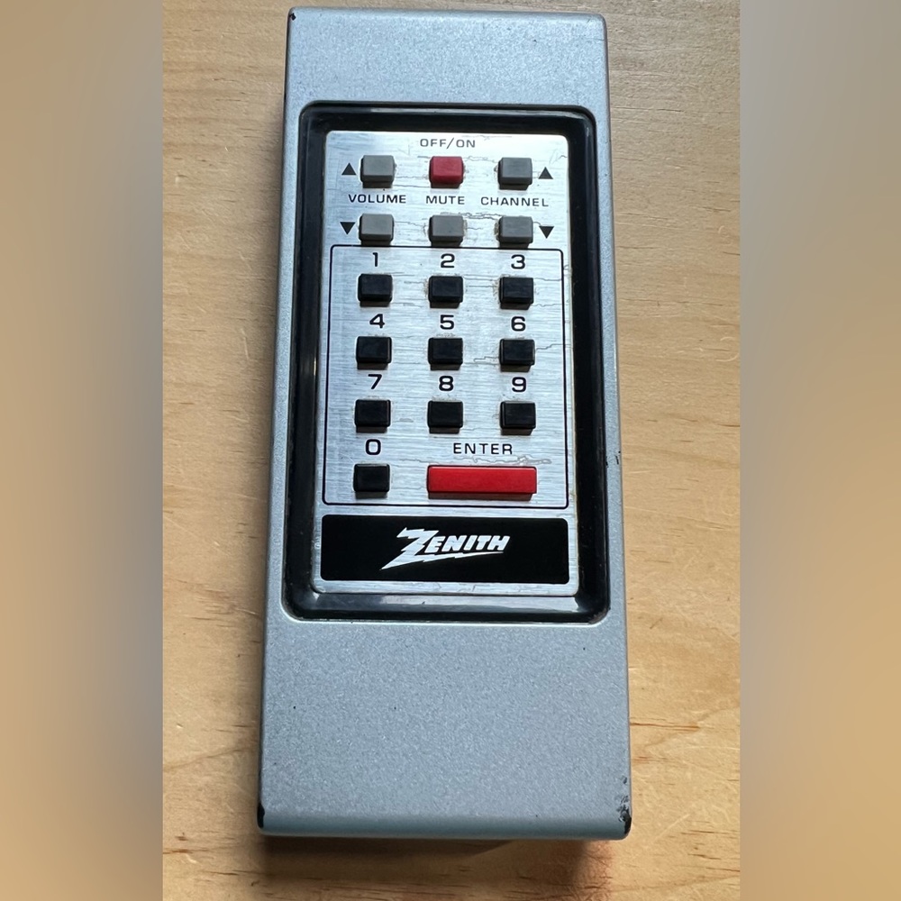 Zenith TV Remote Control 14-99 IA Vintage Made in Mexico